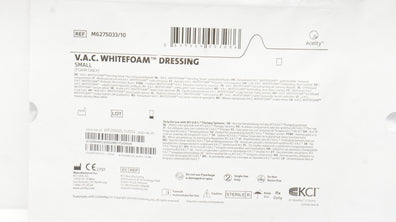 KCI M6275033/10 Acelity V.A.C. Whitefoam Dressing, Small (x)